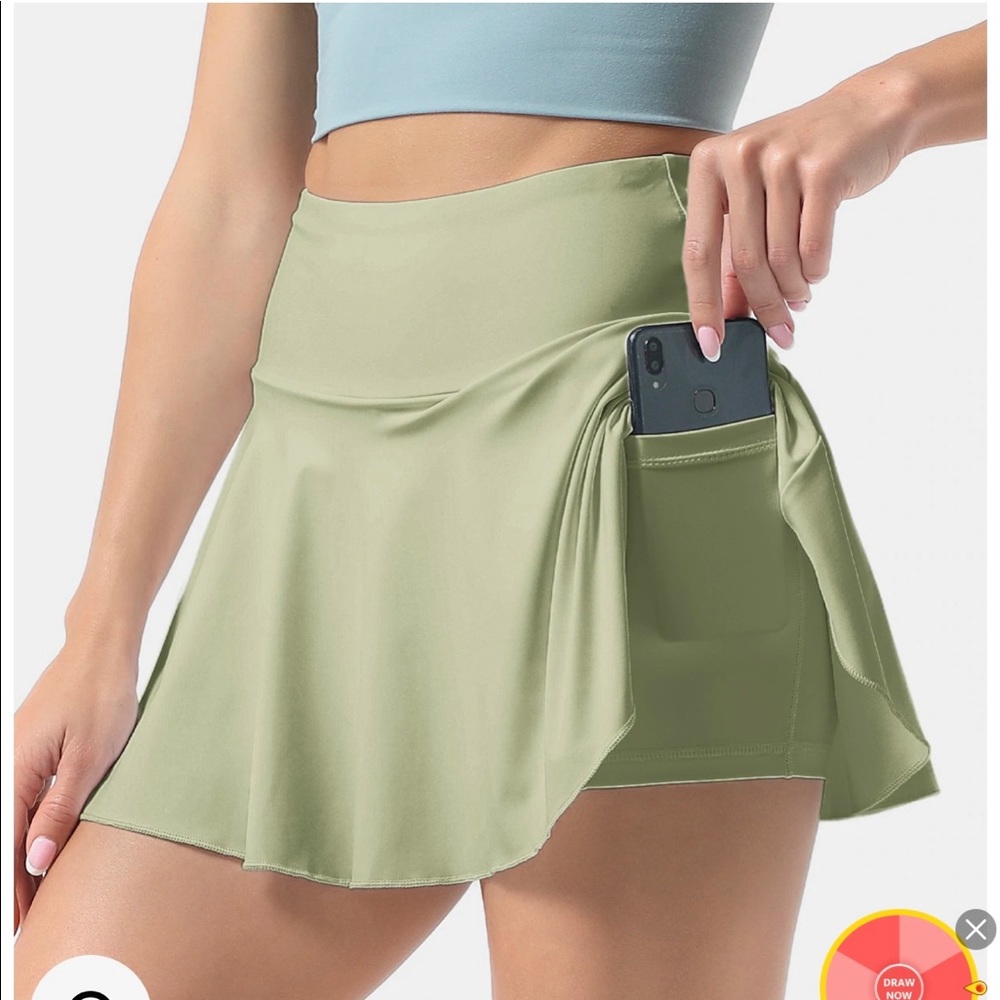 MINT green halara tennis skirt!!